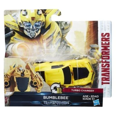 Transformers The Last Knight 1-Step Turbo Changer Bumblebee Figure - Image 1 of 3