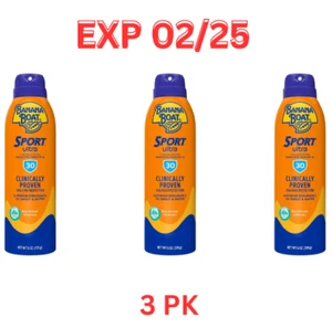 3 Bottles - Banana Boat Sport Ultra Sunscreen Spray SPF 30 6 oz each - Picture 1 of 4