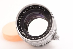 CANON early chrome 50mm/F1.8 Leica 39mm LTM #166492 kjm 119-23-2 240224