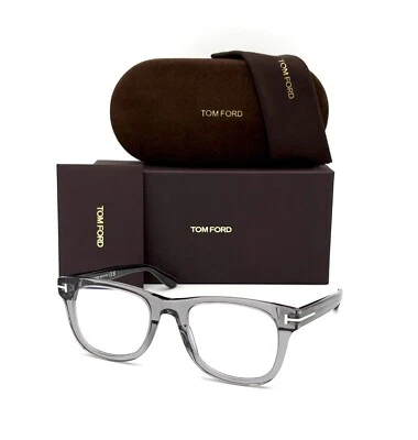 Tom Ford FT5820 020 Crystal Gray  / Blue Block  50mm Eyeglasses TF5820 - Image 1 of 4