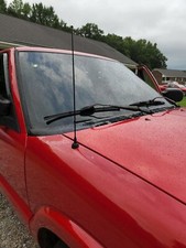 15" Black Stainless Antenna Mast Power Radio for CHEVROLET S10 1982-2004 New