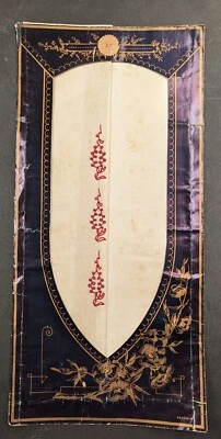 CAMISA MASCULINA BORDADA À MÃO VITORIANA DO SÉCULO 19 AMOSTRA FRONTAL ESTOQUE ANTIGO - Imagem 1 de 4