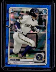 2020 Bowman Chrome Saphrie Garrett Mitchell Milwaukee Brewers #BD-118 - Photo 1 sur 2