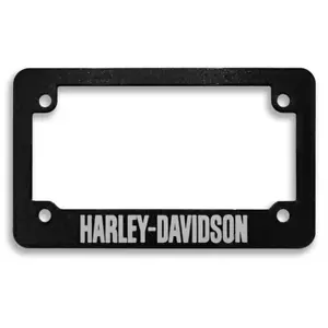 For Harley Davidson Motorcycle Textured License Plate Frame (All Models & Years) - Foto 1 di 2