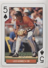 1994 US Playing Card Bicycle Baltimore Orioles Box Set Leo Gomez #5S