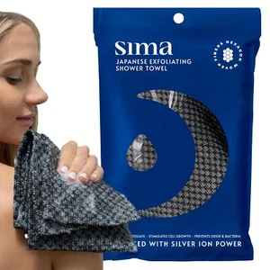 Exfoliating Washcloth Face & Body Scrub Towel - Japanese Exfoliating Towel wi... - Picture 1 of 6