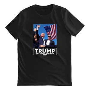 Trump Rally Shooting MAGA 24 T-shirt - Picture 1 of 10