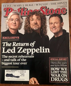 Rolling Stone Issue #1041 December 13, 2007 featuring Led Zeppelin - Picture 1 of 1