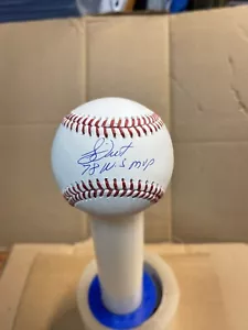 Ny Yankees Bucky Dent SINGLE SIGNED RAWLINGS MLB BASEBALL 1978 WS Champs JSA - Picture 1 of 2