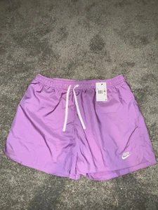 NEW Nike NSW Woven Flow Lined Essential Shorts Rush Fuchsia Men's XXL DM6829-532 - Picture 1 of 5