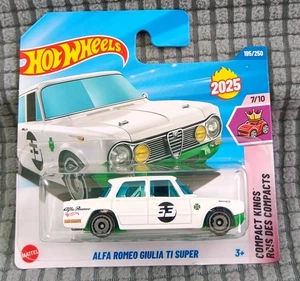 Hot Wheels 2025 Case Q ALFA ROMEO GIULIA T1 SUPER Short Card Free Protector - Picture 1 of 2