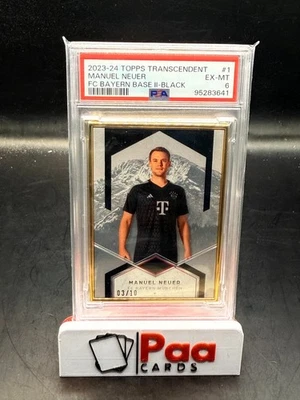 Topps FC Bayern Transcendent Goldframe Numberd - PSA 6 - Manuel Neuer /10 - Bild 1 von 2