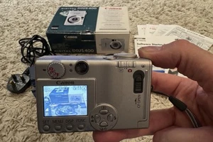 Canon IXUS 400 Digital Camera - Boxed - Charger - Battery - Memory - Manuals - Picture 1 of 22