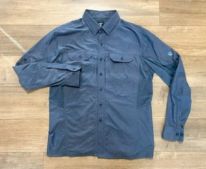 Camisa ligera para exteriores Kuhl Airspeed para hombre M manga larga botón azul ventilada - Imagen 1 de 9