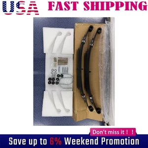 4-Leaf Heavy Duty Golf Cart Rear Leaf Spring for Club Car DS 1982-up W/ Bushing - Picture 1 of 11