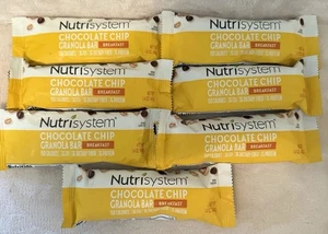 💕7 Fresh Nutrisystem BREAKFAST Chocolate Chip Granola Bar BB March 2026 - Picture 1 of 2