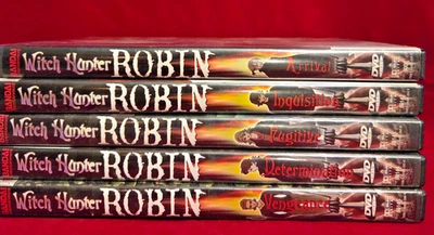 Witch Hunter Robin DVD Lot Arrival, Inquisition, Fugitive, Determination, Vengea - Image 1 of 2