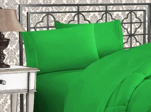 Elegant Comfort Luxurious 1500 Premium Hotel Quality Queen, Emerald Green - Picture 1 of 7