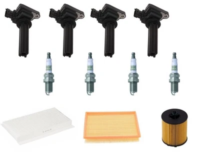 Ignition Coils Spark Plugs Filters Tune Up for 2004-2011 SAAB 9-3 2.0L Engine - Image 1 of 4