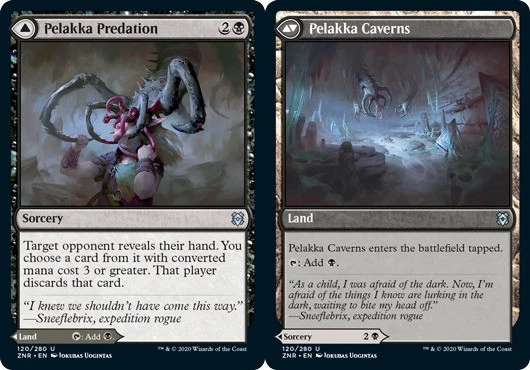 x1 Pelakka Predation // Pelakka Caverns - Zendikar Rising - NM - MTG - Image 1 of 1