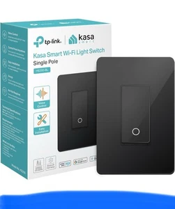 Kasa Interruttore Luce Smart HS200-BL, Singolo Polo, Richiesto Filo Neutro, 2.4GHz - Foto 1 di 5