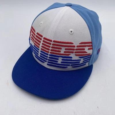 Chicago Cubs Youth Hat New Era 9fifty SnapBack Blue White Cleaned Retro Cleaned - Image 1 of 4