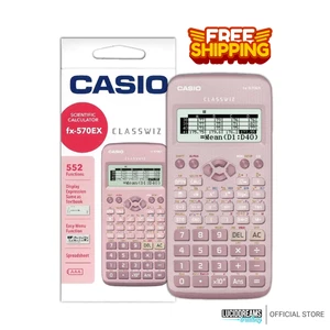 Casio Original Scientific Calculator Classwiz FX-570EX Pink School Office - New - Picture 1 of 7