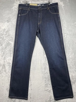 Wrangler Retro Jeans Mens 38x36 Blue Slim Boot Stretch Denim Western Cowboy New - Image 1 of 4
