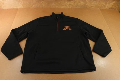 Pullover Minnesota Golden Gophers G-III para Hombres Talla XXL Negro Peso Pesado 1/4 Cremallera Foto 1 de 4