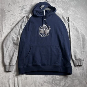 Georgetown Hoyas Hoodie Herren XL Jordan Jumpman Center Swoosh NCAA bestickt Y2K - Bild 1 von 13