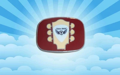 TOKIO HOTEL Concierto Promo Guitarra Pick Cinturón Hebilla Canción I We You The UK Me Band Foto 1 de 2