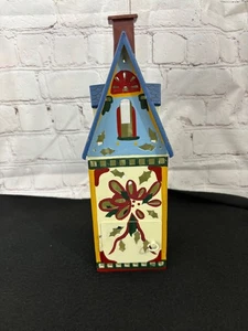 Lenox Metall Wintergrüße 10" Vogelhaus Kerzenhalter - Bild 1 von 7