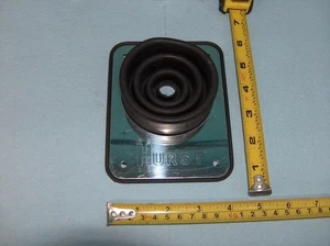 "Bota de cambio Hurst 3 velocidades misteriosa y placa de ajuste 4"" x 5"" usada" - Imagen 1 de 8