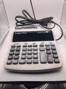 Canon P170-DH 12 Digit 10 Key Adding Business Machine Clock Calendar Calculator - Picture 1 of 2