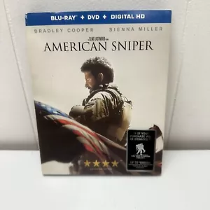 American Sniper Blu-Ray + DVD 2014 2-Disc Set Bradley Cooper Film - Bild 1 von 5