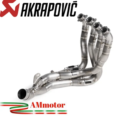 Collettori Di Scarico Honda Cbr 1000 RR-R 2020 Akrapovic Per Moto No Cat Titanio - Immagine 1 di 3