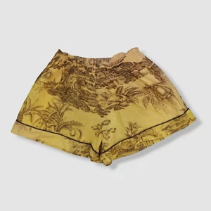 $380 F.R.S For Restless Sleepers Women Orange Toante Elastic-Waist Shorts Size M - Picture 1 of 3