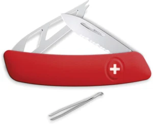 Swiza CH03T Cheese Knife Red Synthetic Folding Stainless Pocket Knife T0301000 - Picture 1 of 2