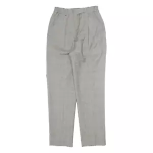 HONMA COLLECTION Karierte Chino Mädchen Hose Grau Slim Tapered Wolle W26 L28 - Bild 1 von 6