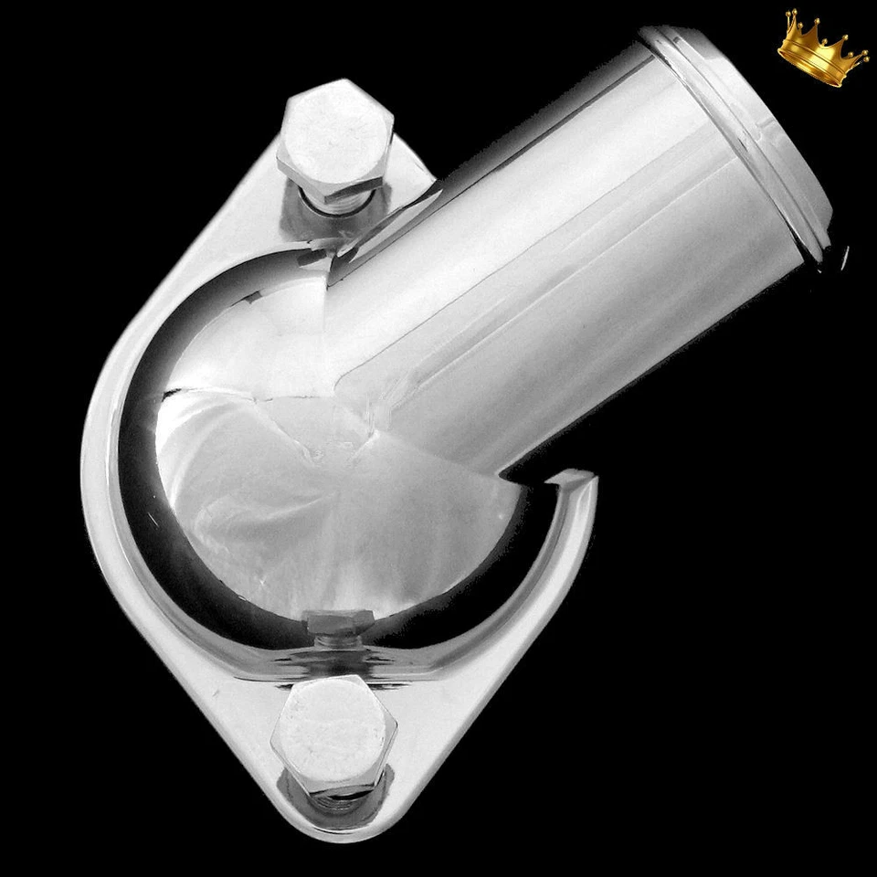 Cuello de agua Pontiac cromado para motores 326 350 400 y 455 de 1964 a 1979 Foto 1 de 1