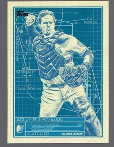 2024 Topps Adley Rutschman Blue Print Insert Baseball Card SB-11 - Picture 1 of 2