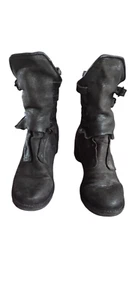 De Colección A.S.98 Airstep Tobillo Motociclista Marrón Botas Cuero Cremallera Hecha en Italia EE. UU. 9 - Imagen 1 de 24