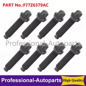 8PCS Flywheel Bolt Hex Head Fit For Ranger Mustang Explorer F77Z6379AC - Picture 1 of 7