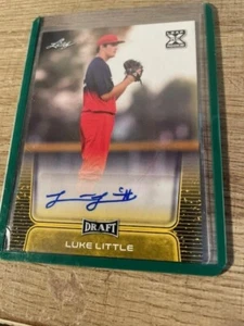Luke Little 2020 Leaf Draft Autograph Gold Baseball Card#BA-LL1 - Picture 1 of 1