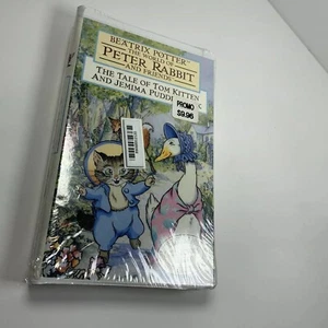 Beatrix Potter World Of Peter Rabbit Tom Kitten & Jemima VHS Video New Clam Case - Picture 1 of 4