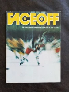 HOUSTON AERO FACEOFF WHA 1973-74 SEASON PROGRAM AND YB GORDIE HOWE & SONS - Picture 1 of 3
