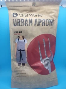 New Chef Works Urban Collection Unisex Portland Bib Apron - Picture 1 of 5