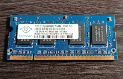 Nanya NT1GT64UH8D0FN-AD 1GB - Image 1 of 2