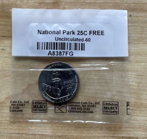 2015-P NEW YORK SARATOGA NATIONAL PARK QUARTER BU SEALED IN LITTLETON PACK - Picture 1 of 4