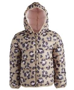 Epic Threads Toddler & Little Girls Quilted Leopard-Print Packable Hooded Puffer - Picture 1 of 1